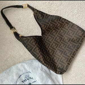 FENDI MONOGRAM SHOULDER BAG VINTAGE AMAZING CONDITION!!